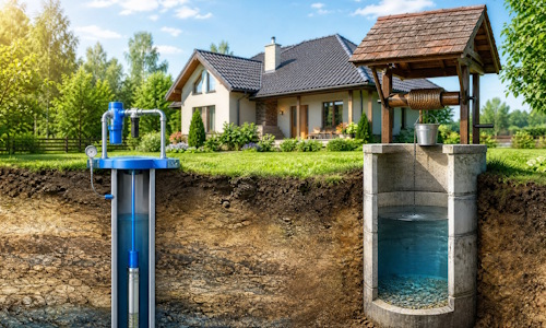 Автономное водоснабжение загородного дома Лыткарино: скважина или колодец